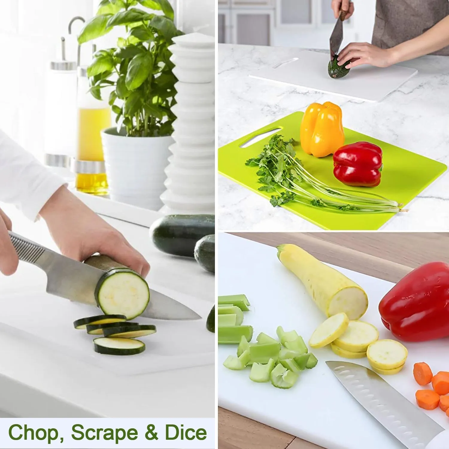 0086 Kitchen Plastic Cutting / Chopping Board