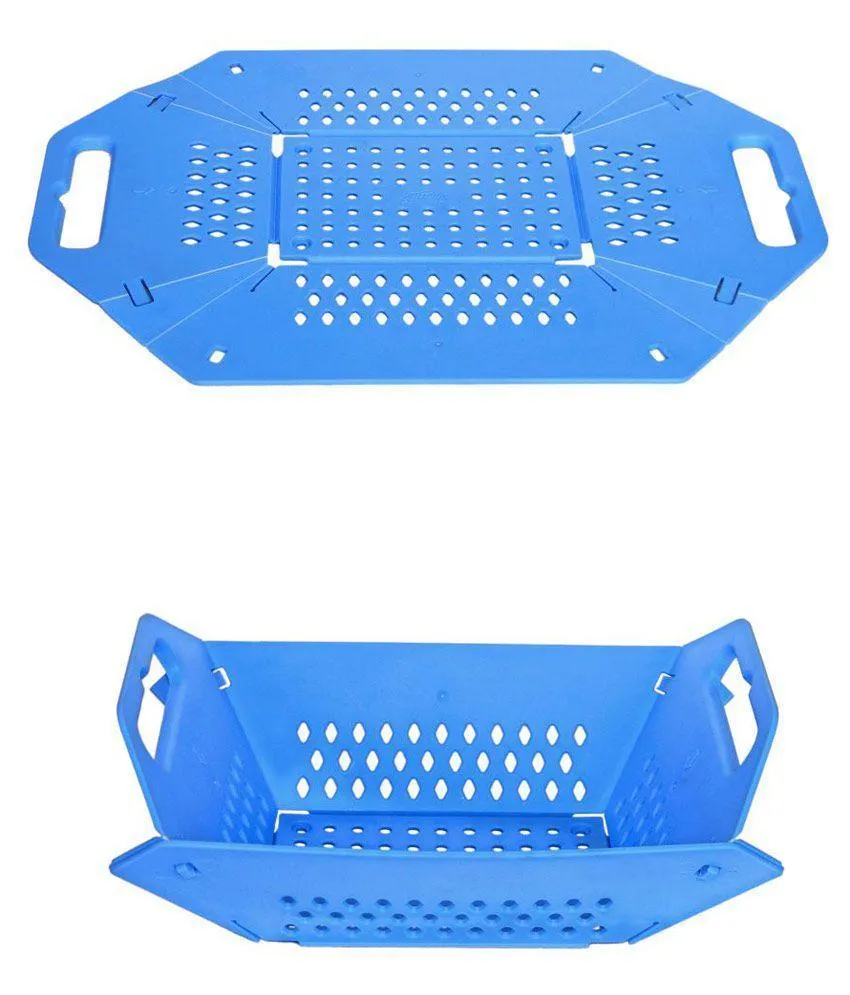 0704 -3 in 1 Fruit & Vegetable Chopping Board Wash Folding Basket