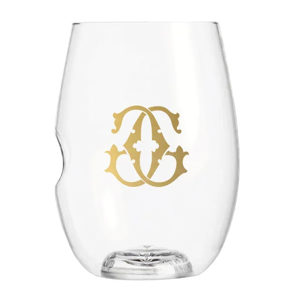 1-Letter govino® Stemless Shatterproof Wine