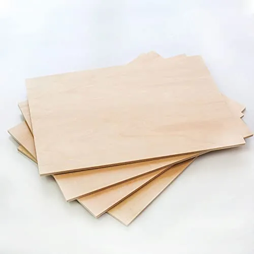 10 Pack 8 x 12 Inch Basswood Sheets, 1/8 Thin Craft Plywood Sheets, Unfinished Wood Boards for Crafts, Hobby, Model Making, Wood Burning, DIY