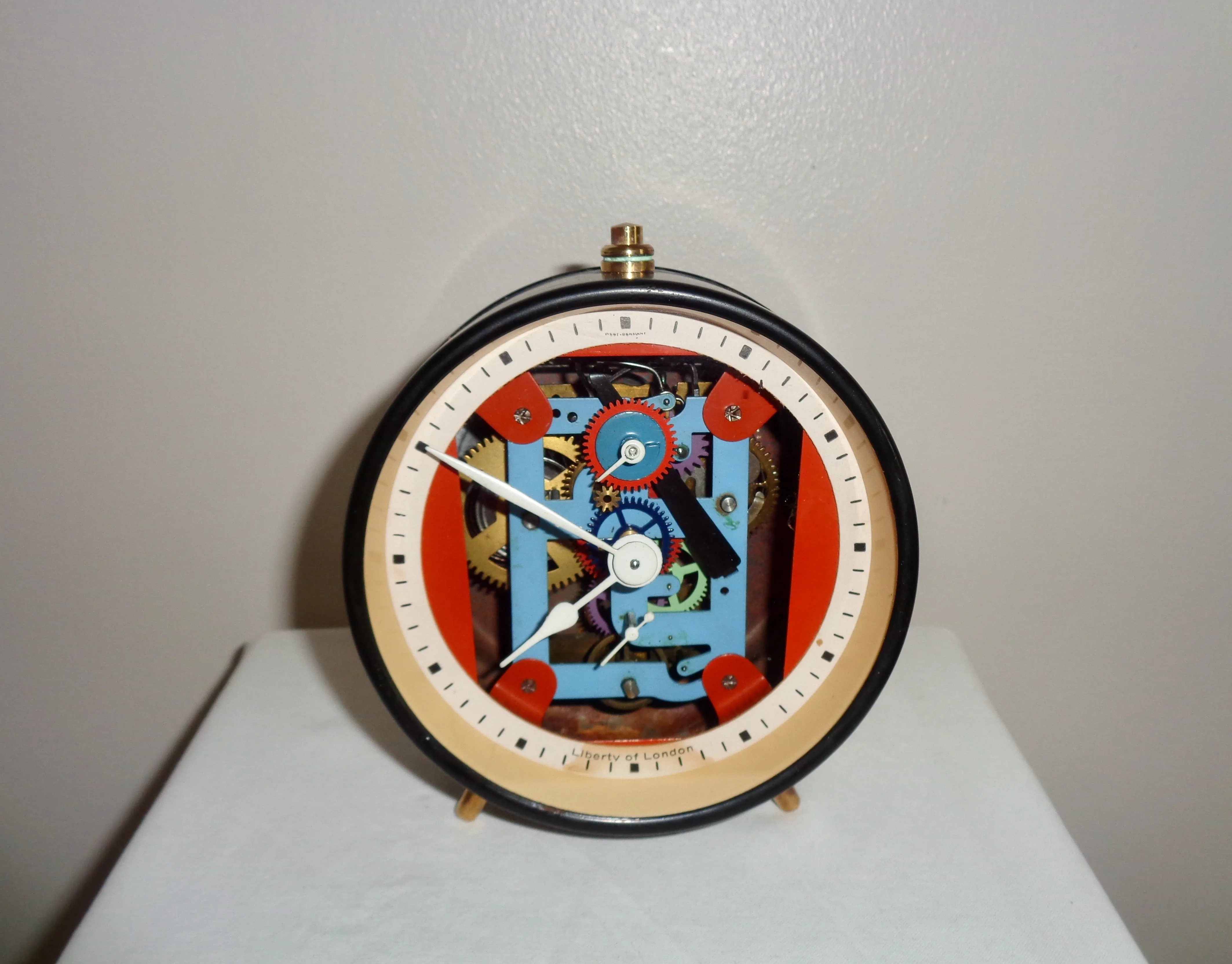 1967 Vintage Liberty of London Skeleton Alarm Clock