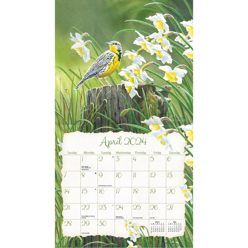 2024 Lang Wall Calendar Songbirds