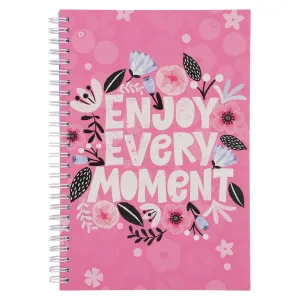 2025 Diary - Daily Planner - Inspirational - Enjoy Every Moment - Wirebound