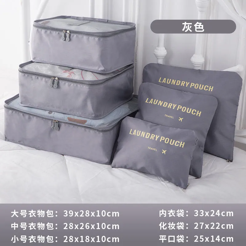 6pcs Luggage Travel Organizers