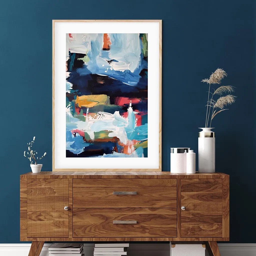 Abstract 351 Framed Art