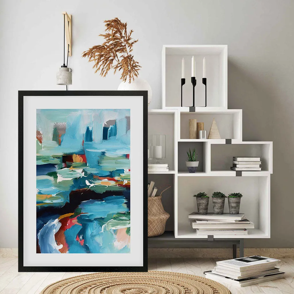 Abstract 353 Framed Art