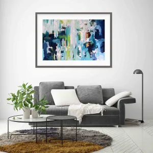 Abstract 396 Framed Art