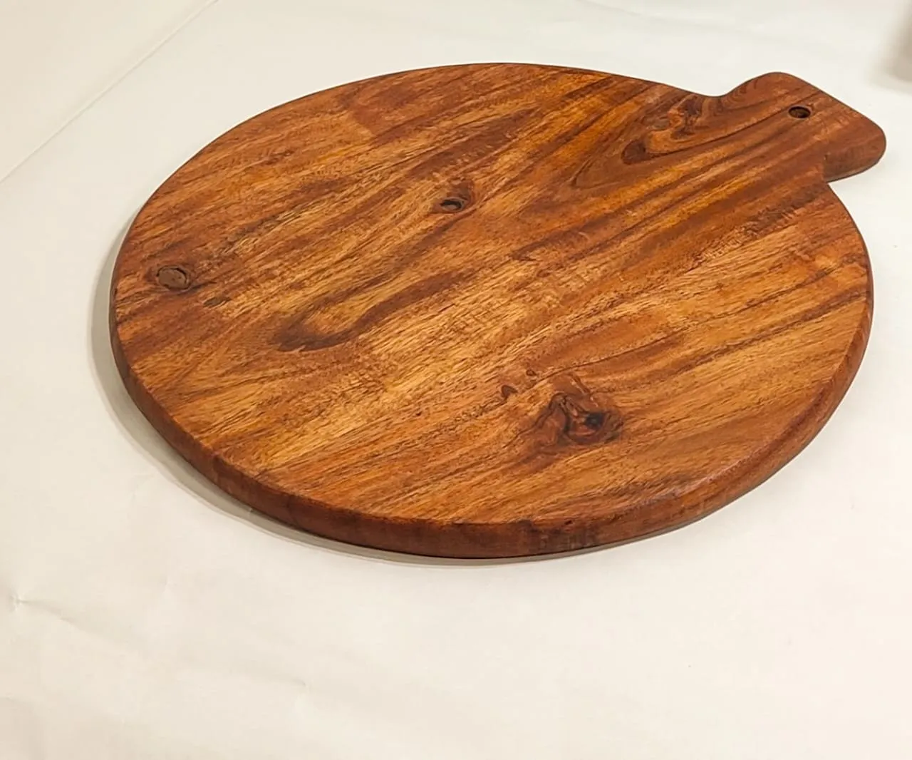 Acacia Wood Cutting/Serving Board with Handle