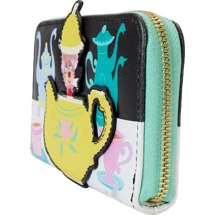 Alice in Wonderland Unbirthday Zip Around Wallet