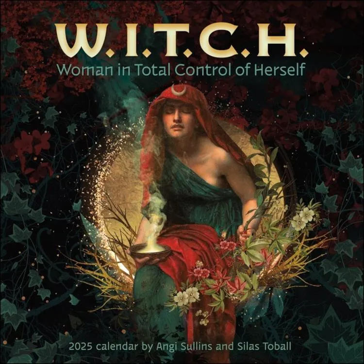 Amber Lotus 2025 Wall Calendar - W.I.T.C.H. (Woman In Total Control of Herself)