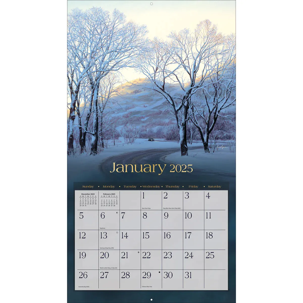 Around The World 2025 | Wall Calendar