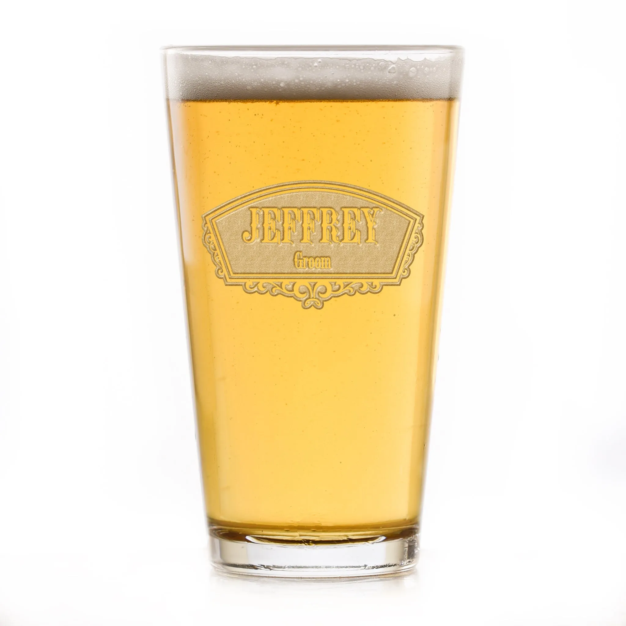 Best Man Pint Beer Glass | Groomsmen Gifts Ideas