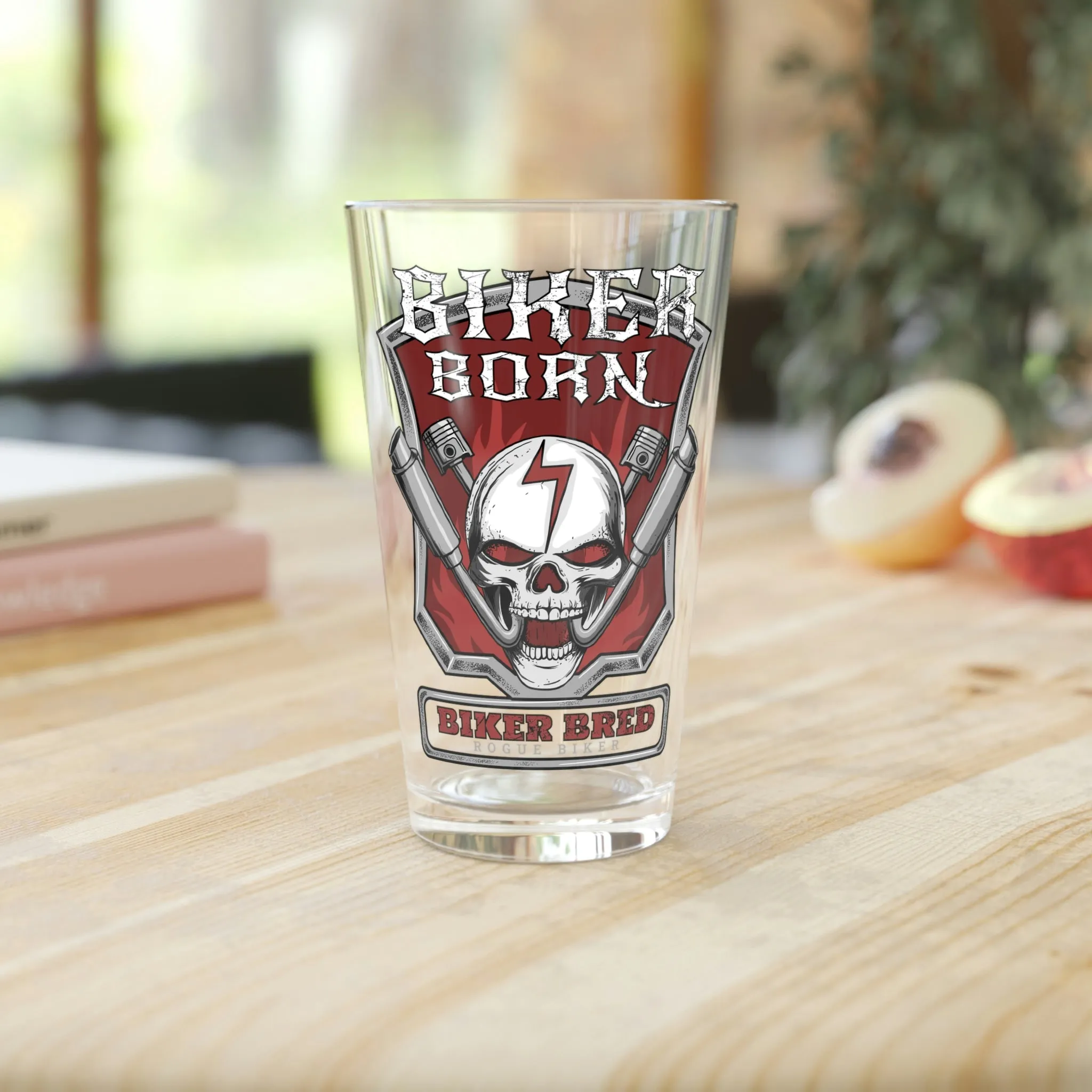 Biker Born, Biker Bred | Pint Glass, 16oz