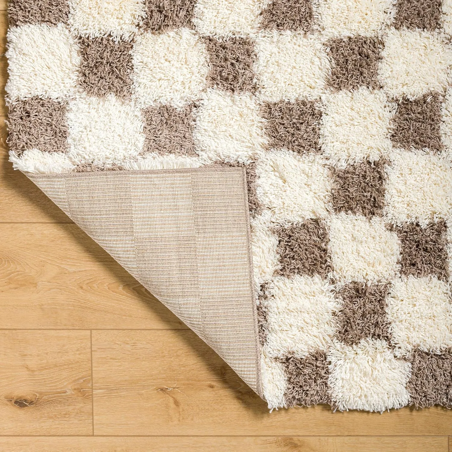 Bondurant Shag Area Rug for Living Room Bedroom or Kitchen