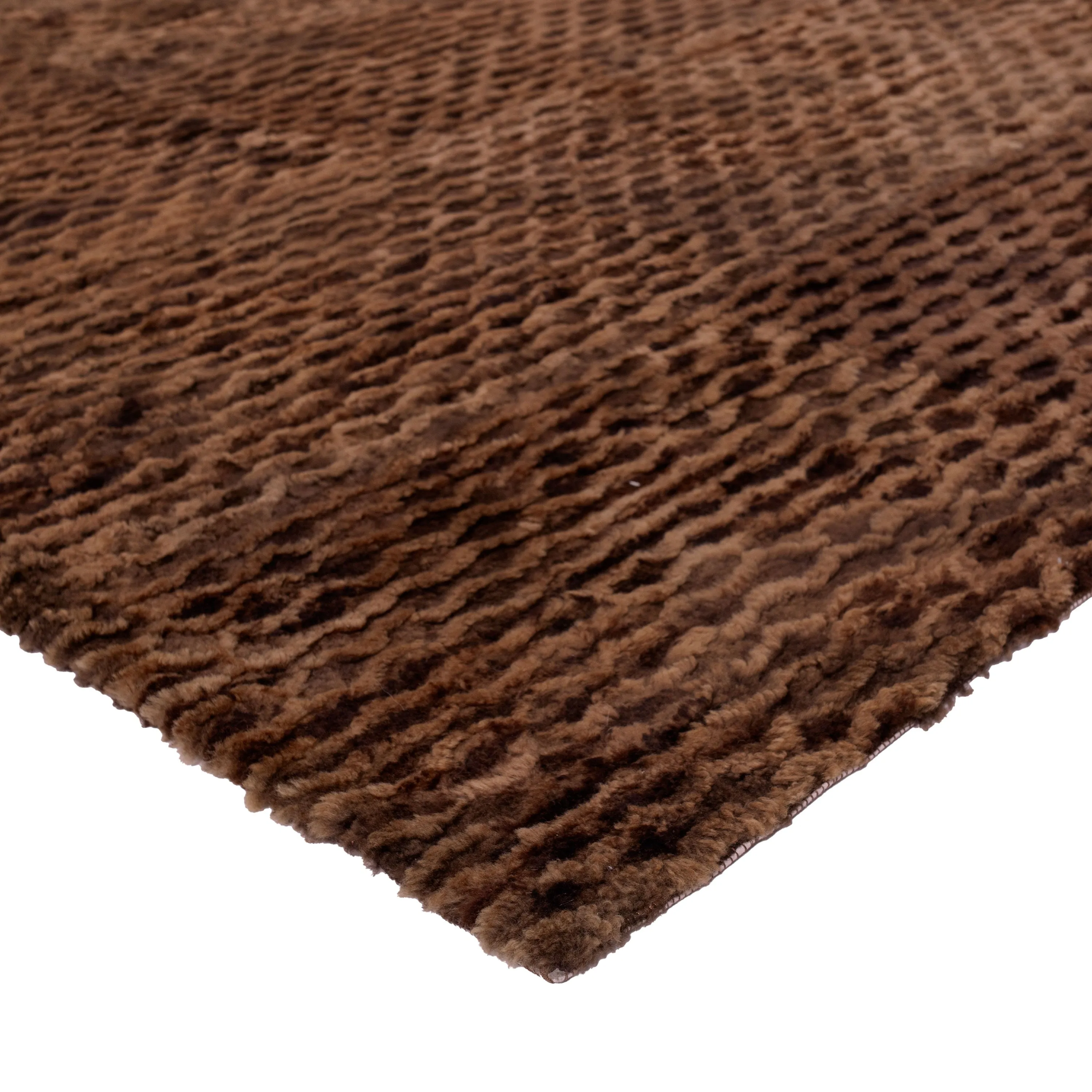 Brown Modern Cowhide Rug - 5' x 8'