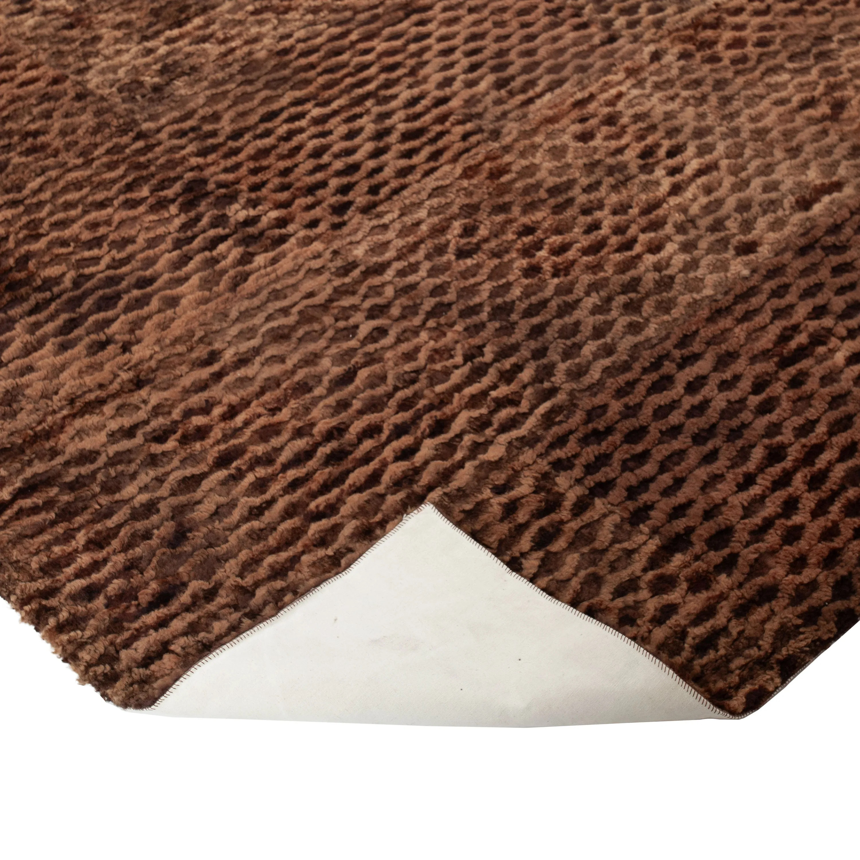 Brown Modern Cowhide Rug - 5' x 8'