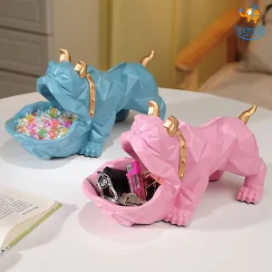 Bulldog Storage Table Ornament