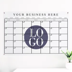 Business Logo Acrylic Wall Calendar