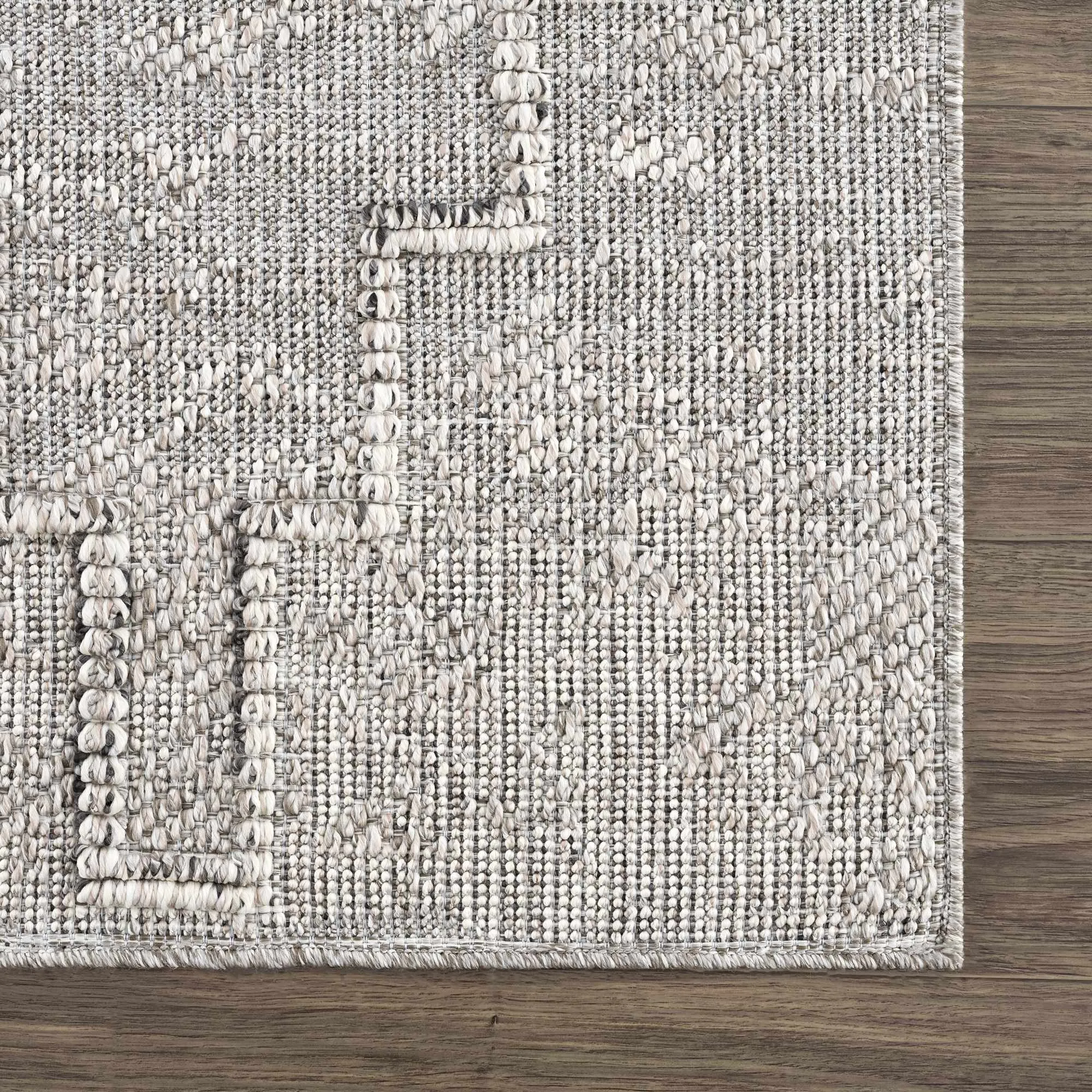 Butch Taupe Textured Performance Rug - Clearance