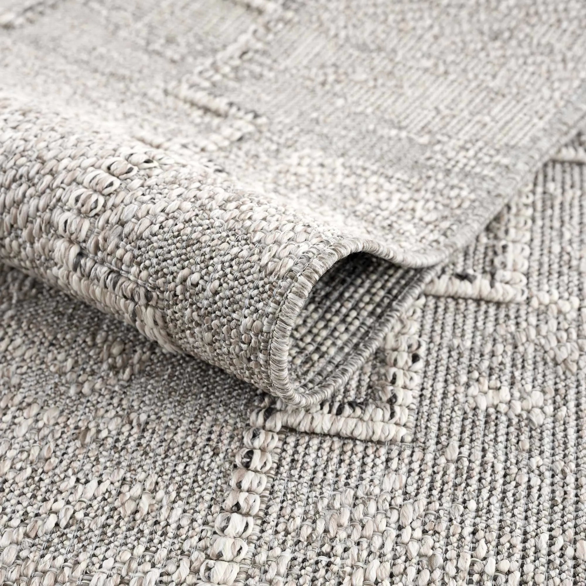 Butch Taupe Textured Performance Rug - Clearance