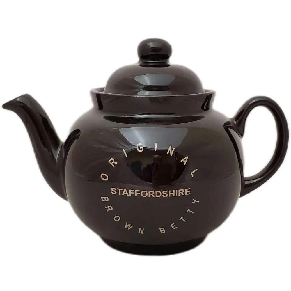 Cauldon Ceramics Brown Betty 4 cup Teapot with Logo