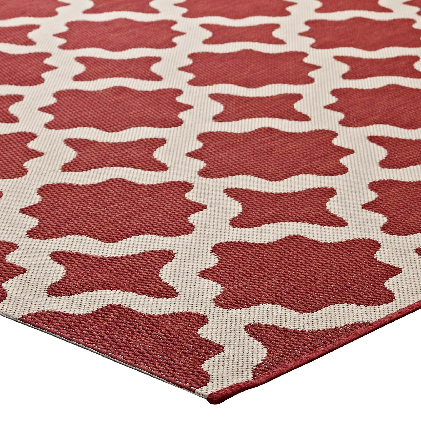 Cerelia Moroccan Trellis Indoor and Outdoor Area Rug