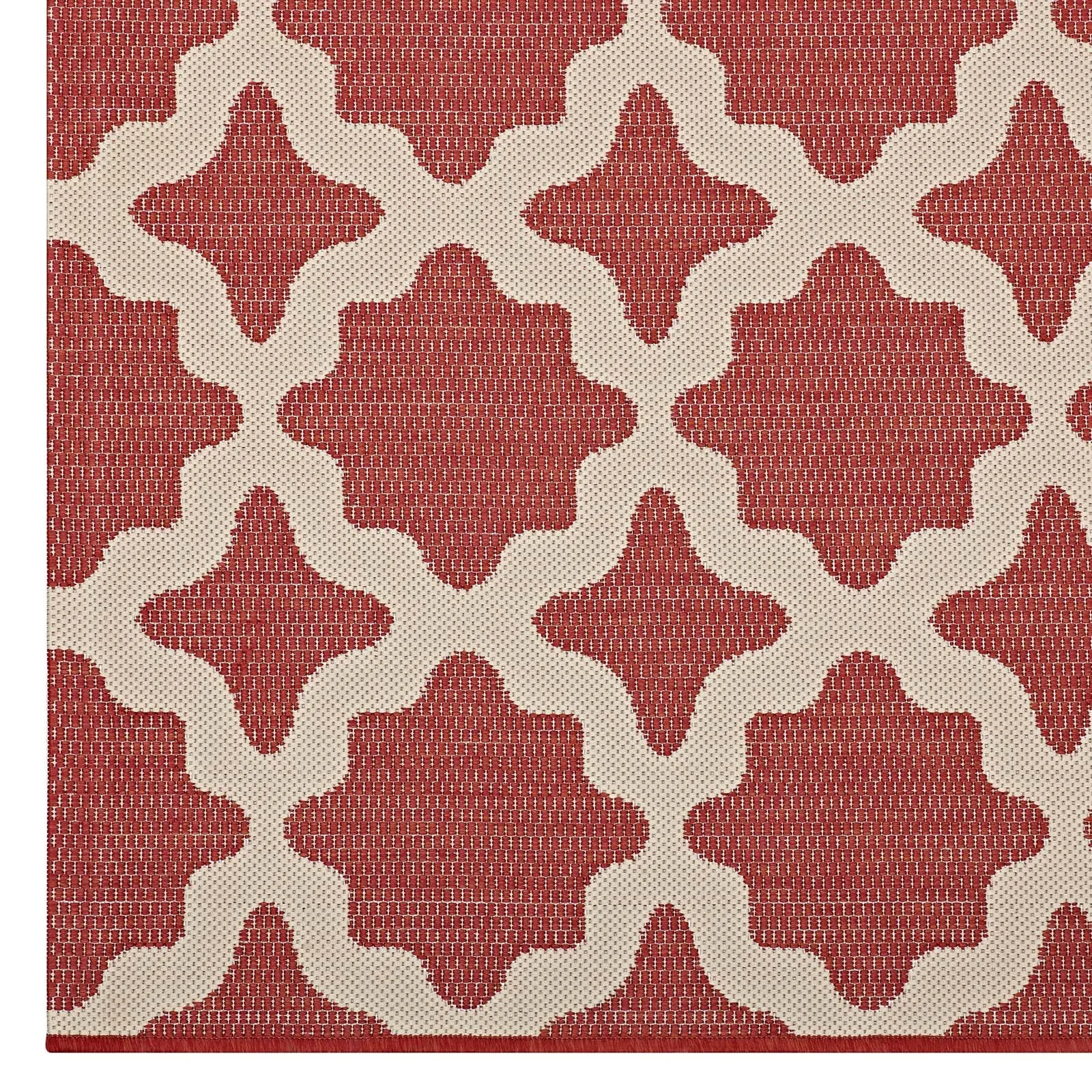 Cerelia Moroccan Trellis Indoor and Outdoor Area Rug