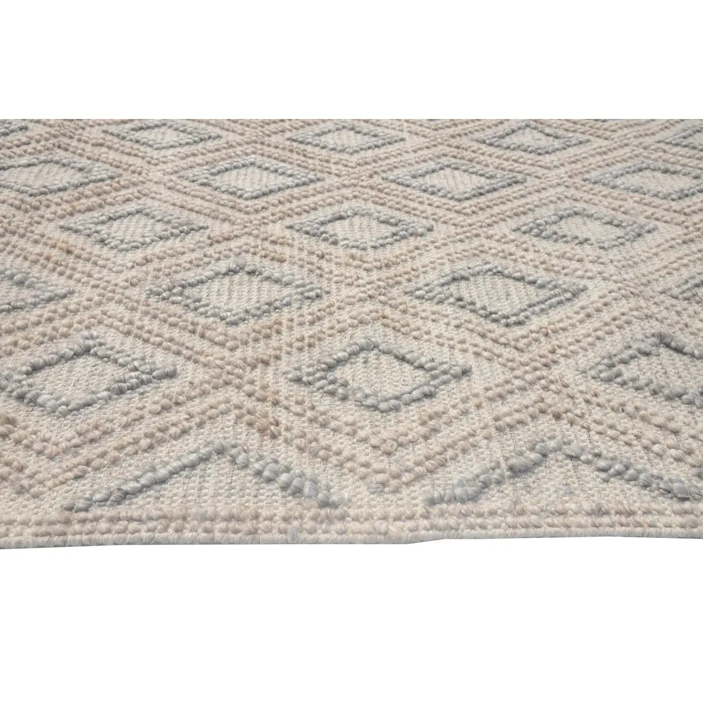 Chloe 7722 Natural/Grey Diamond Rug