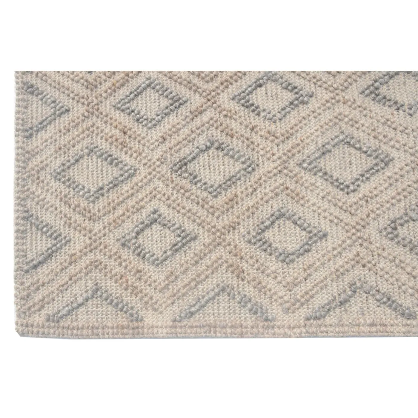 Chloe 7722 Natural/Grey Diamond Rug