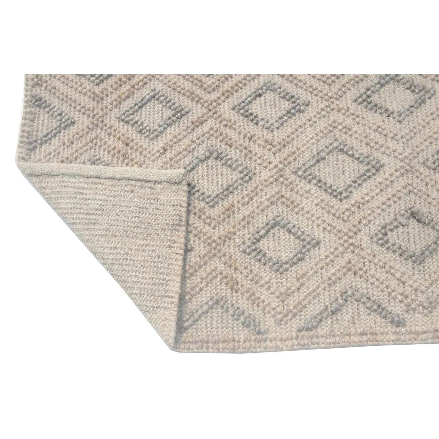 Chloe 7722 Natural/Grey Diamond Rug