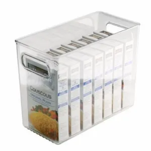 Clear Fridge Pantry Tall Binz, 10in x 5in x 8in