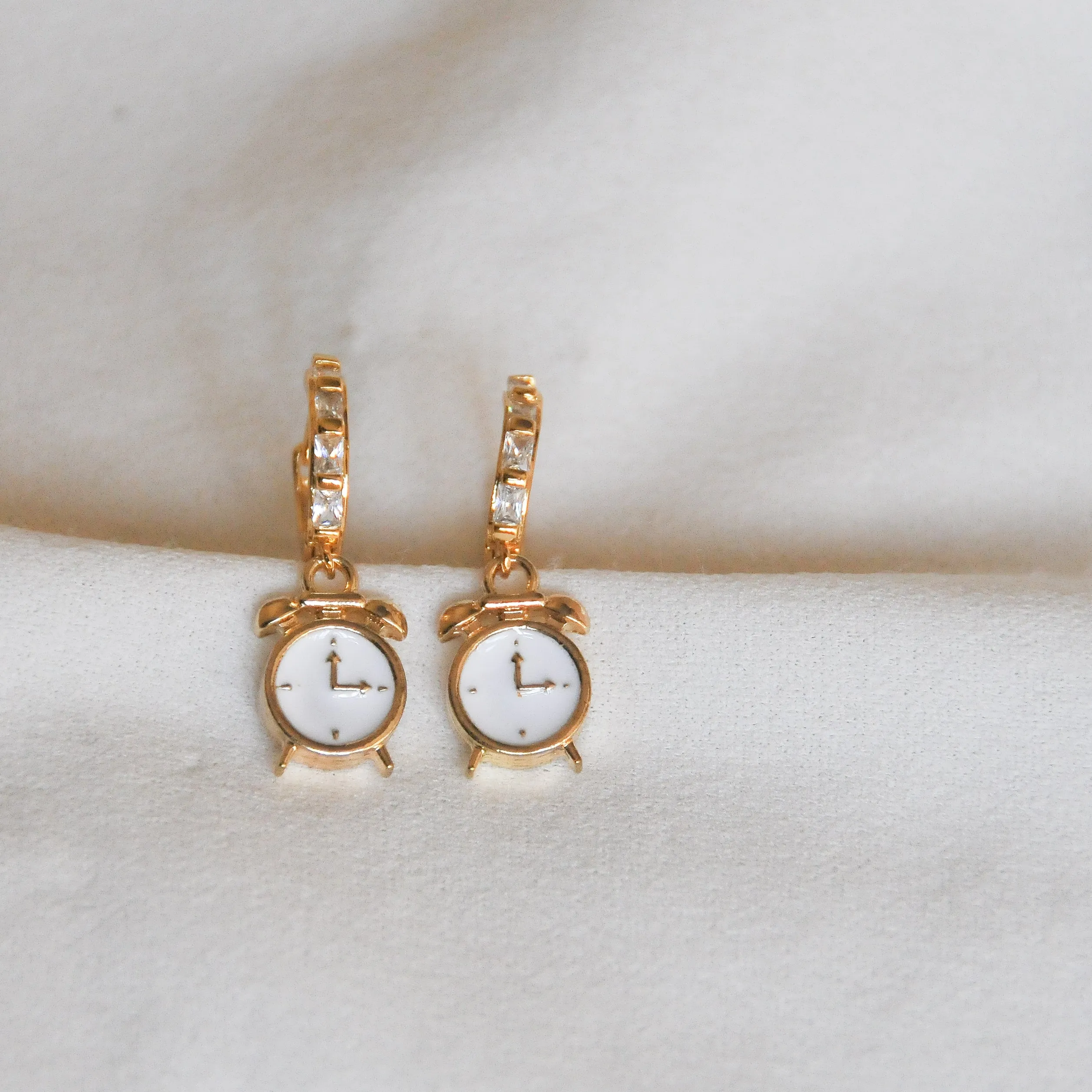 Clock Earrings