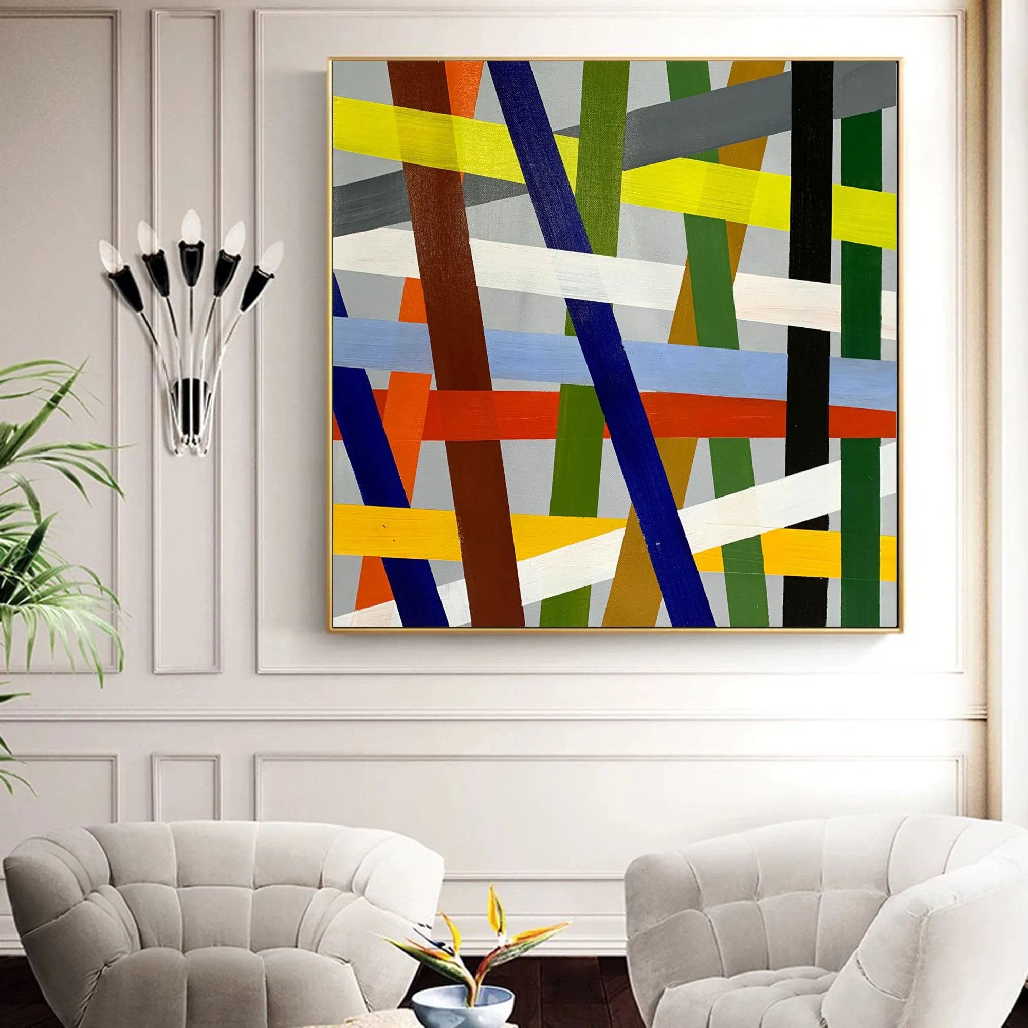 Colorful Wall Art Paintings Oversized Wall Art Yp11