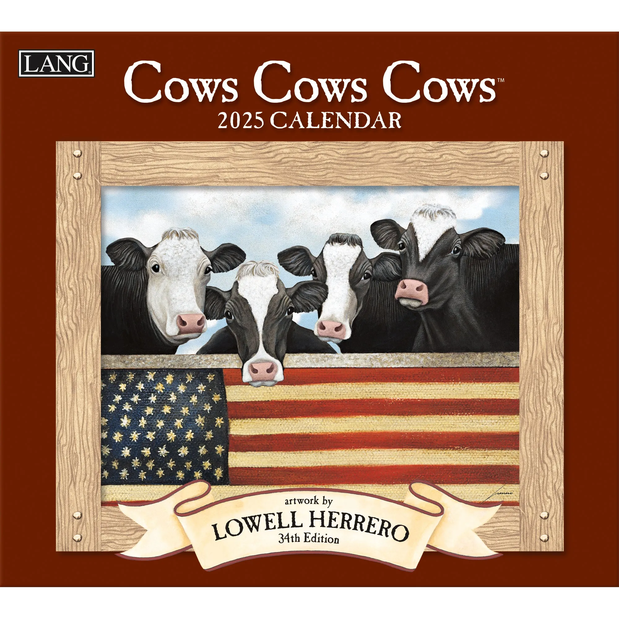 Cows Cows Cows 2025 | Wall Calendar