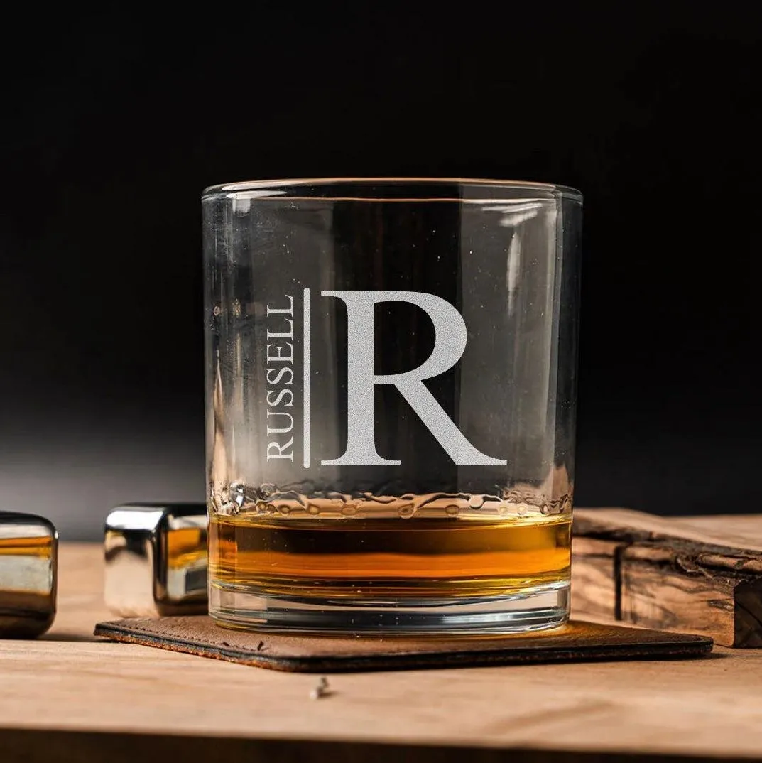 Custom Lowball Whiskey Glasses