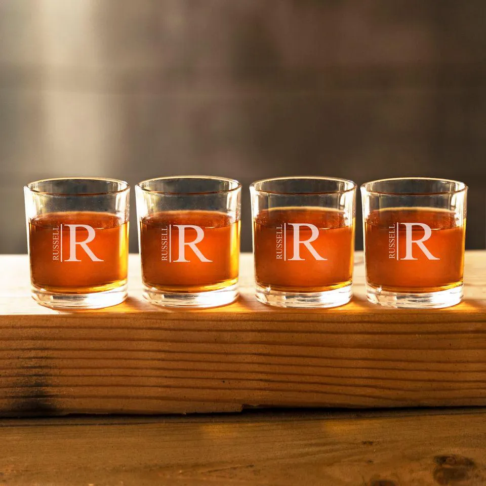 Custom Lowball Whiskey Glasses