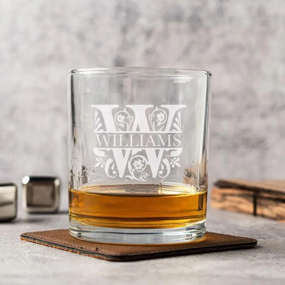 Custom Lowball Whiskey Glasses