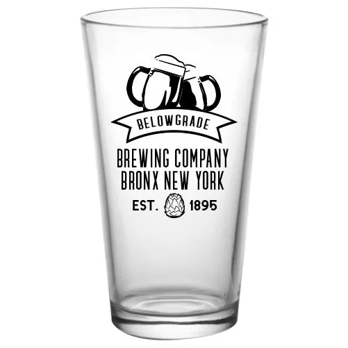 CUSTOMIZABLE - 16oz Pint / Mixing Glass- Brew1