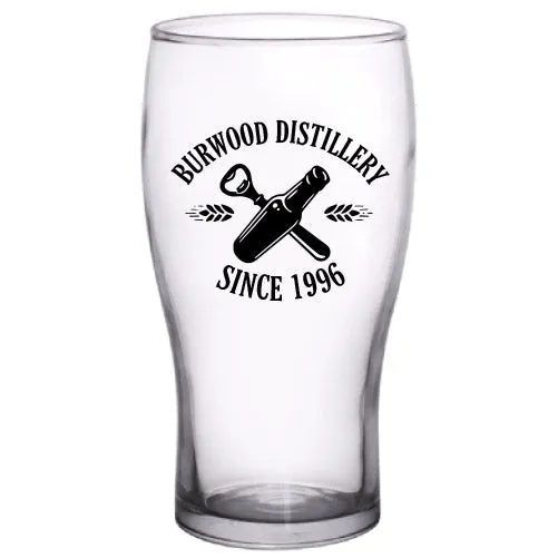 CUSTOMIZABLE - 20oz Imperial Pub Glass- Distillery