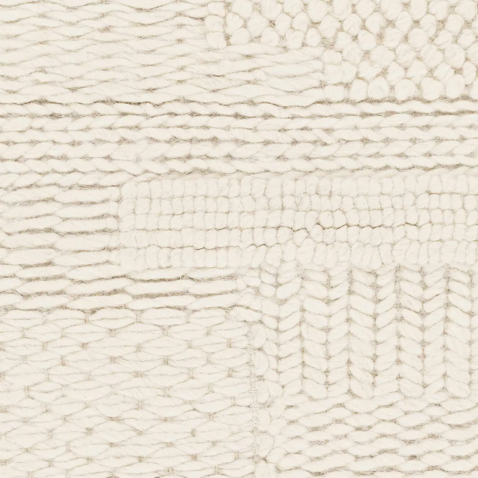 Cypress Cream Textured Wool Rug