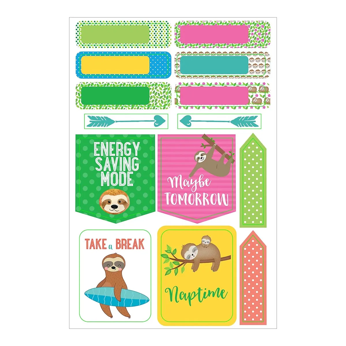 Essentials Sloth Planner Stickers