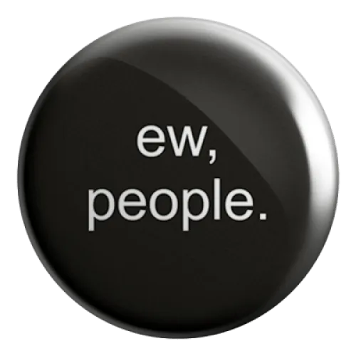 Ew People Badge Magnet