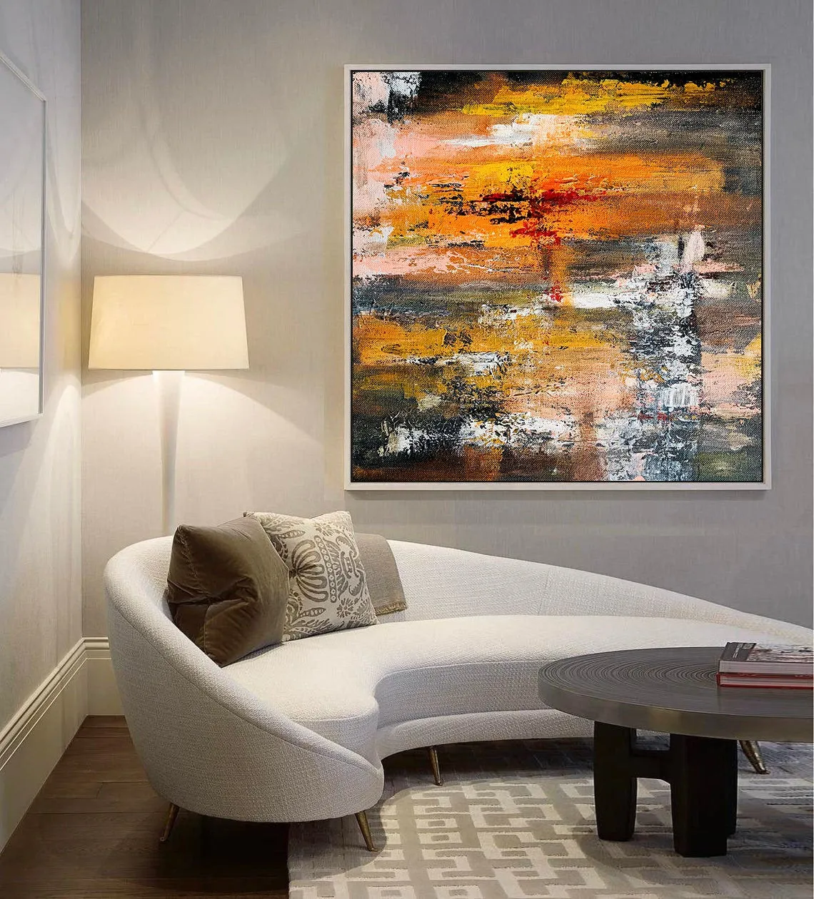 Extra Large Modern Wall Art XL Abstract Painting Acrylic Textured Art Gp084