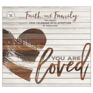 Faith And Family (Scripture) 2025 | Wall Calendar