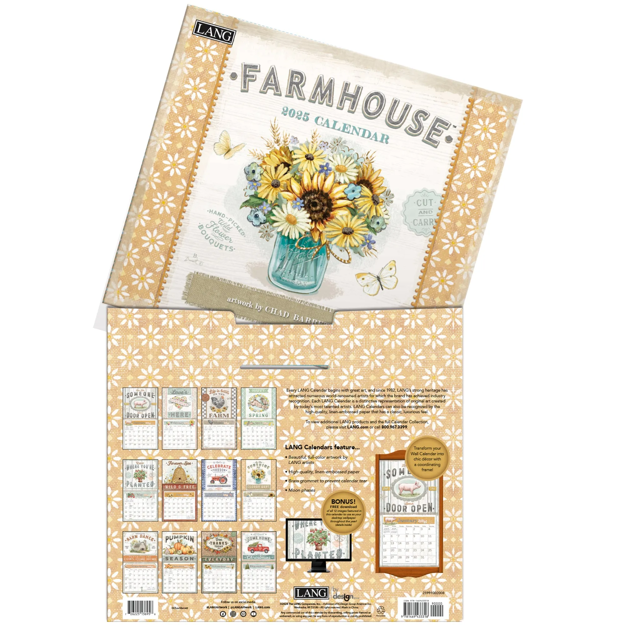 Farmhouse 2025 | Wall Calendar