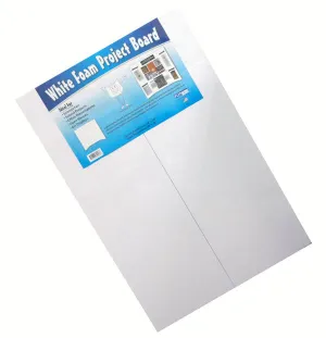 Foam Project Board, White 36"x 48" (10/unit), #30048