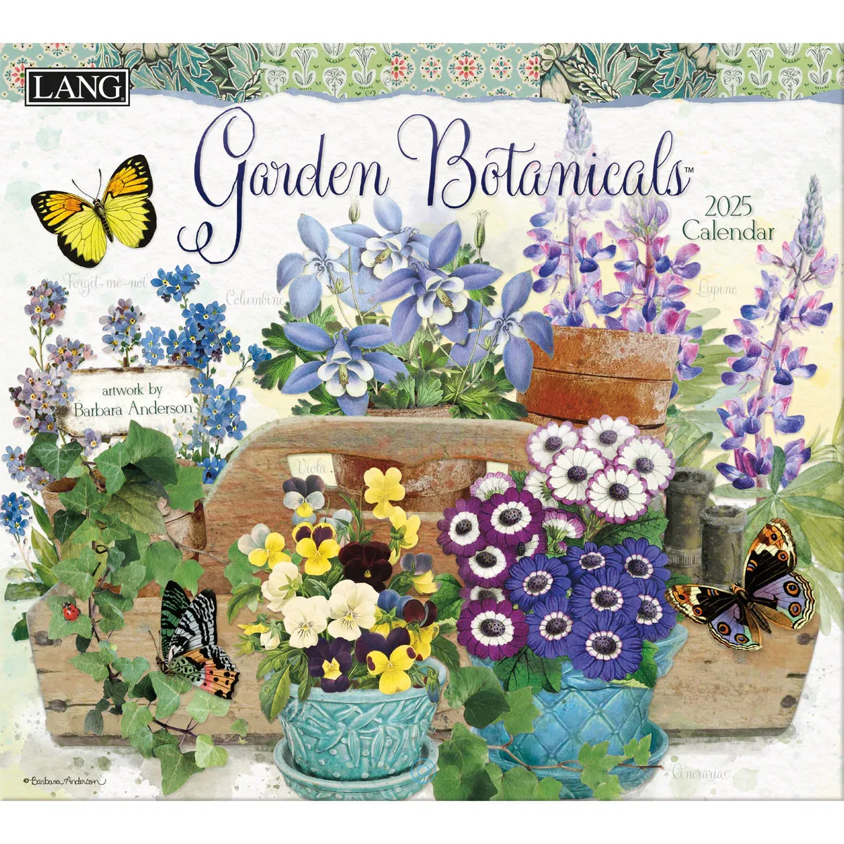 Garden Botanicals 2025 | Wall Calendar