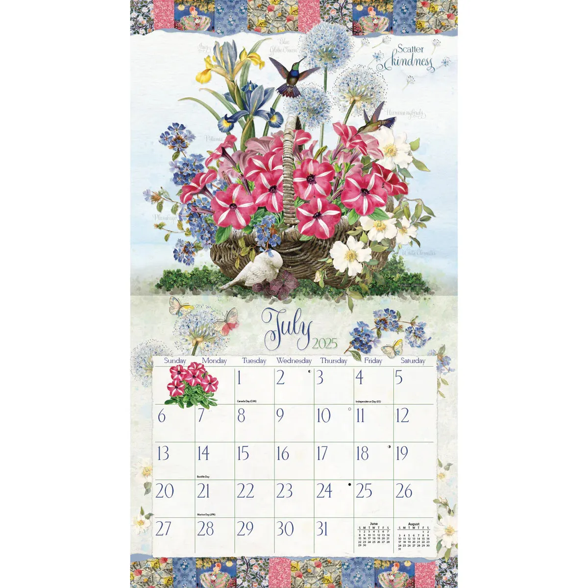 Garden Botanicals 2025 | Wall Calendar