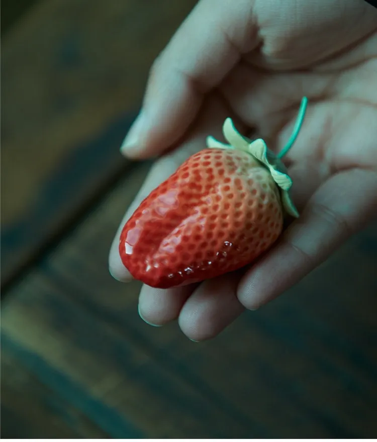 Gohobi Handmade Strawberry Cherry Tomato Fruit Ornament