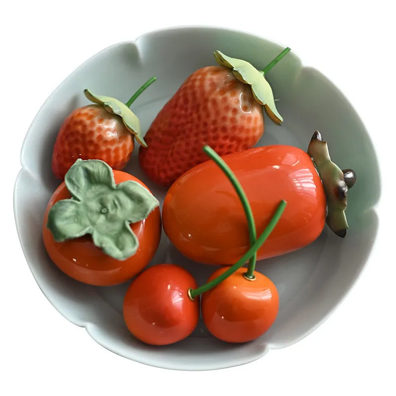 Gohobi Handmade Strawberry Cherry Tomato Fruit Ornament